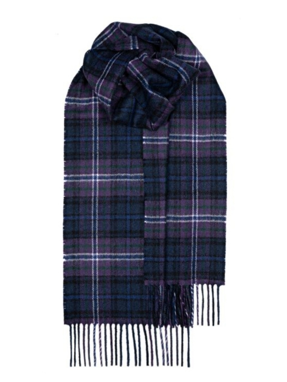 NWT Lochcarron Of Scotland Lambswool Scarf Scotland Forever Modern Tartan